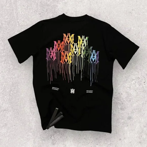 AMIRI | Shirts | Amiri Paint Drip Logo Tee | Poshmark